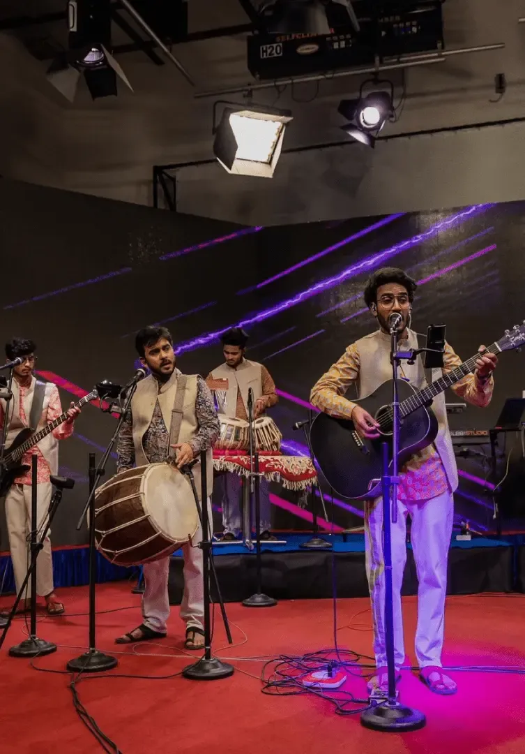 band 1 playing songs